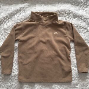 Polarfleece Mockneck Pullover with Banff alpine logo